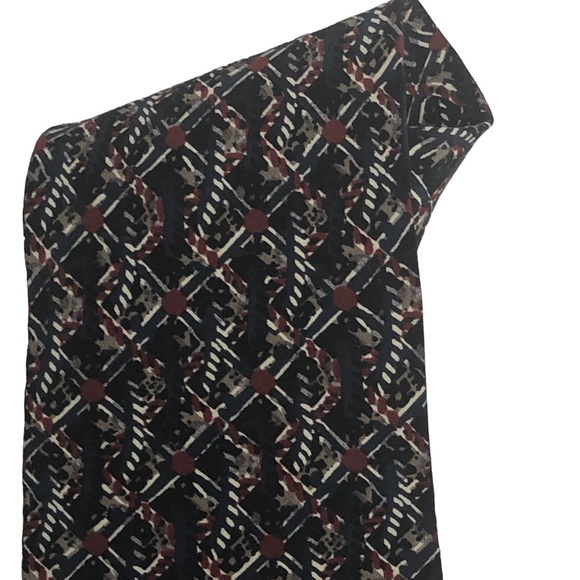 Farrah Multicolored Abstract Print Silk Tie - Picture 2 of 13